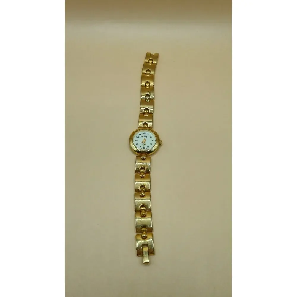 Chantilly Women's Watch Gold Tone Analog Quartz Ivory/Marble Bracelet